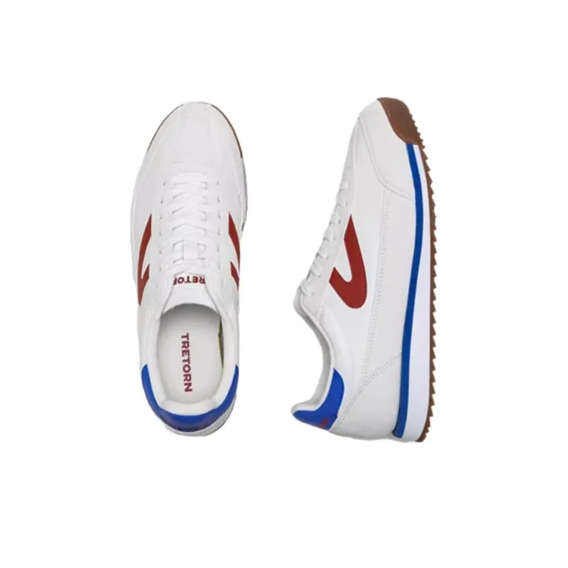 TRETORN Rawlins L Low Top Casual Shoes Unisex White Blue Red-1