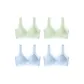 4 Pack Fresh Green 2+Light Blue 2