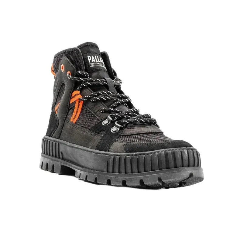 Palladium Abrasion Resistant Slip Resistant Short Outdoor Boots Men's Black-2