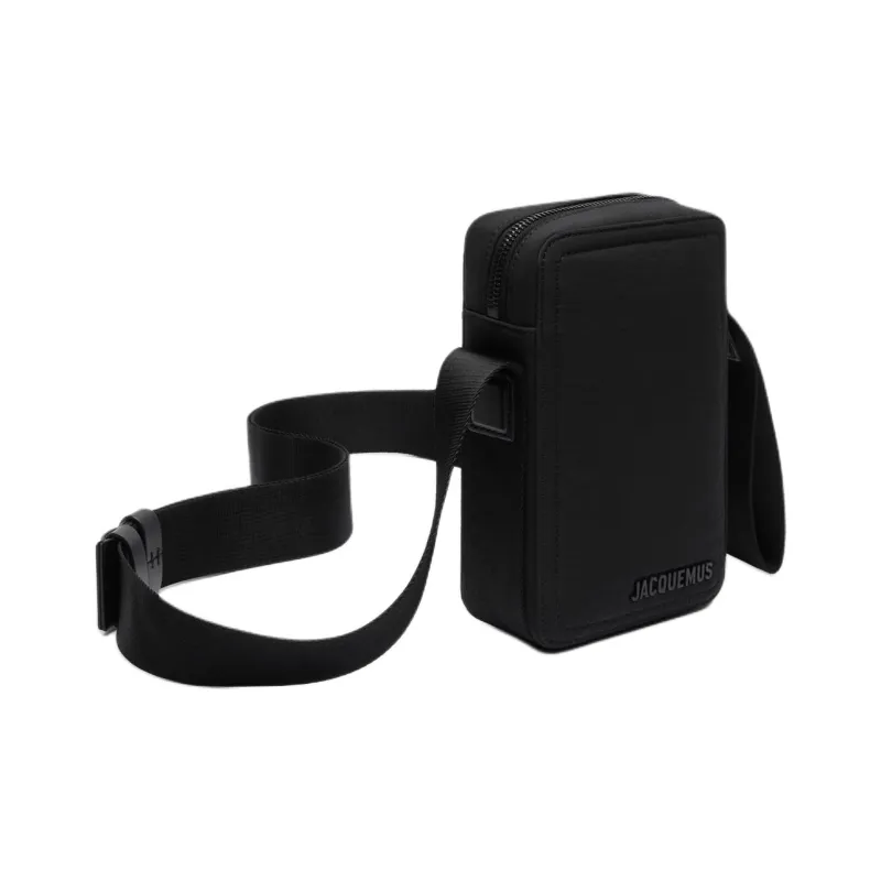Jacquemus Nylon Crossbody Bag Men's Black-1