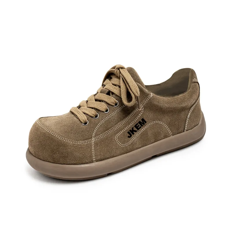 JKEM Men's Casual Shoes Men Low Top Black/Khaki/Chestnut-11