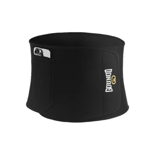 GOUNOD Back Support Braces Exercise And Fitness Breathable Protective Compression Black Neoprene Nylon Polyester Unisex