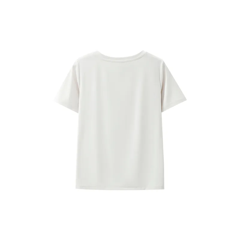 AWAO T Shirt Women's Water Dusty Purple-3