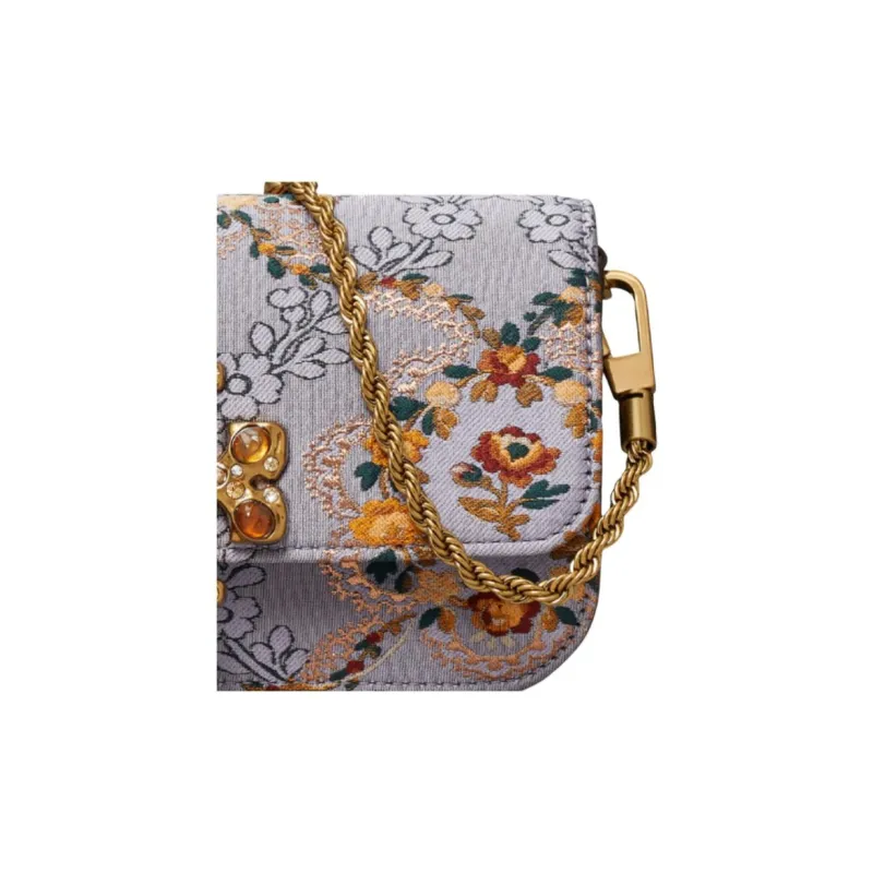 TORY BURCH Eleanor Suede Cell Phone Pouch, Card Holder, Shoulder Bag, Crossbody Bag Women's Blue-4