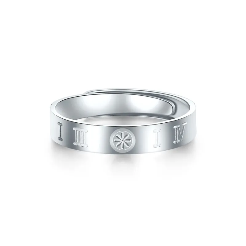 JINGUIFU S925 Silver Rings Unisex-1