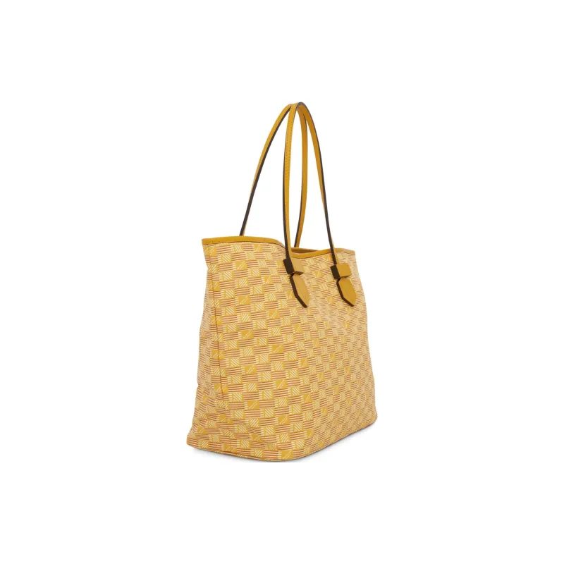 MOREAU Canvas Canvas Bag Tote Bag Shopping Bag Handbag Women's Yellow-1