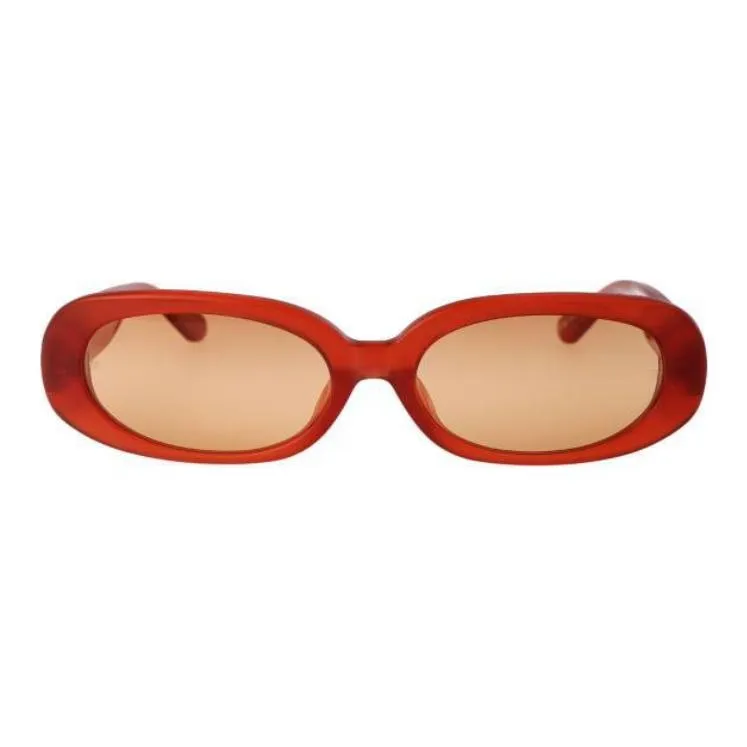 Linda Farrow X Rowen Rose Cara Oval Frame Sunglasses-1