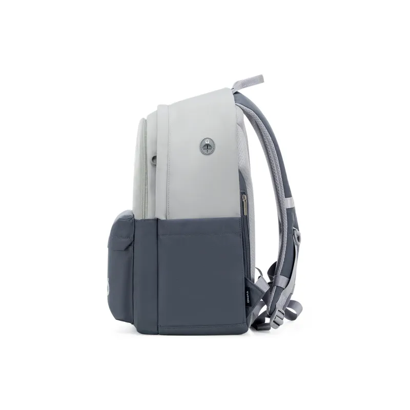 OIWAS Fabric Backpack Regular Unisex Gray/Khaki-3