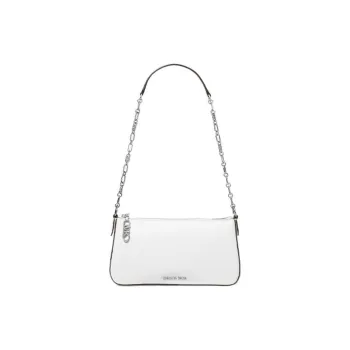MICHAEL KORS Leather Handbag, Shoulder Bag Medium Size Women's Optical White