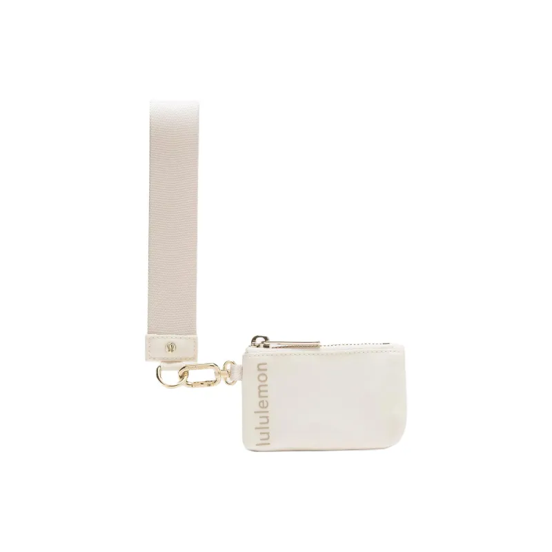 Lululemon Recycled Nylon Coin Purse Unisex White-1
