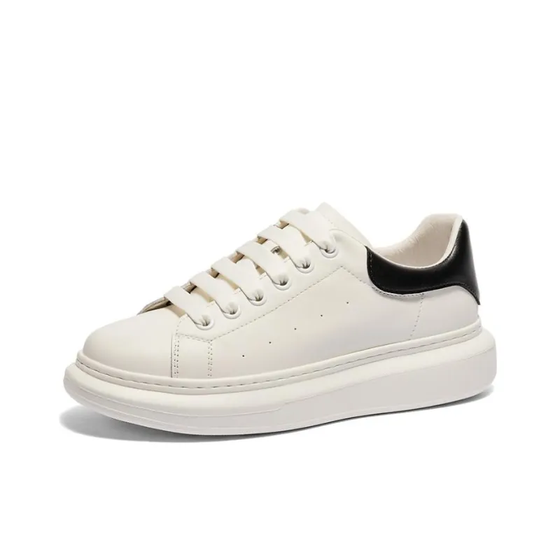 Senda Waterproof Low-Top Skateboard Shoes Men's White-1