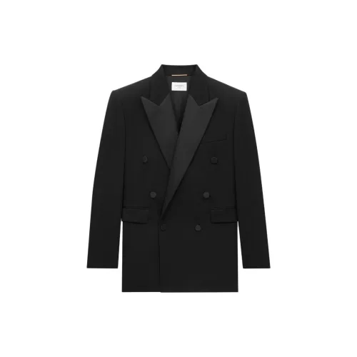 SAINT LAURENT Business Suit Coat Men's Black