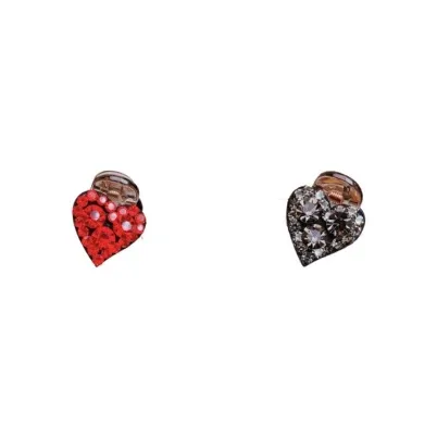ZWU Acrylic Crystal Hair Clips Women's-35