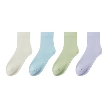 Moremoli Mid Calf Socks Women's 4 Pack