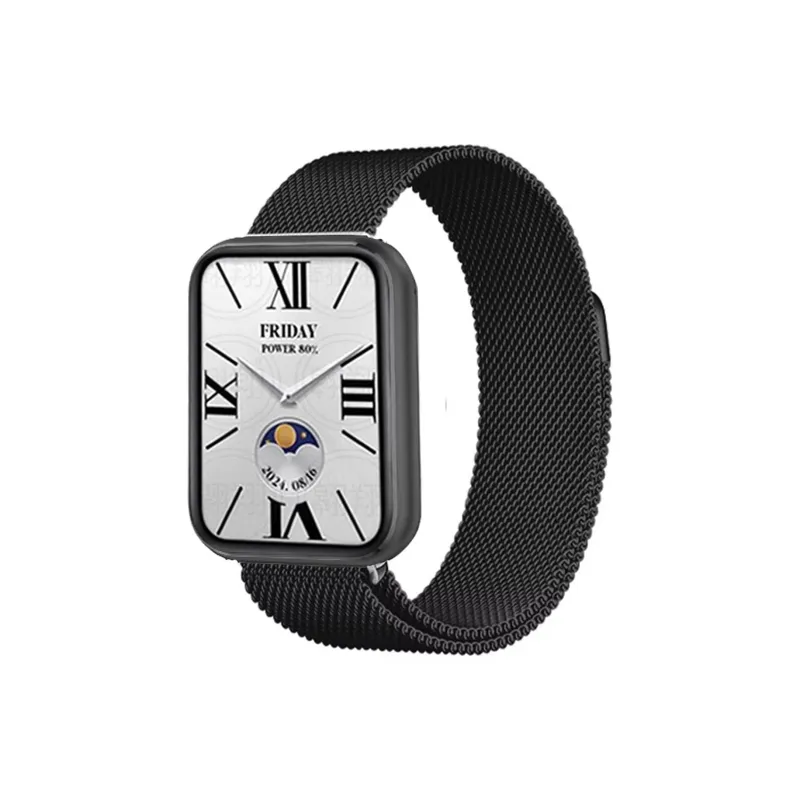 IWabcertoo Watch Band Xiaomi Compatibility 19cm Stainless Steel Material Unisex-2