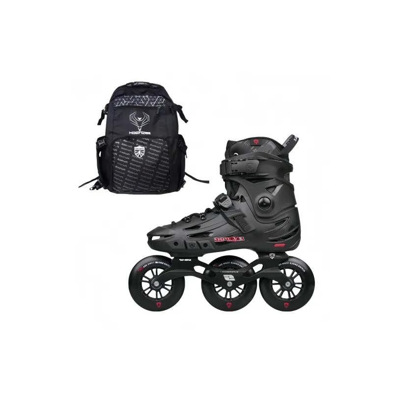 FLYING EAGLE Inline Skates Unisex Black Red-0