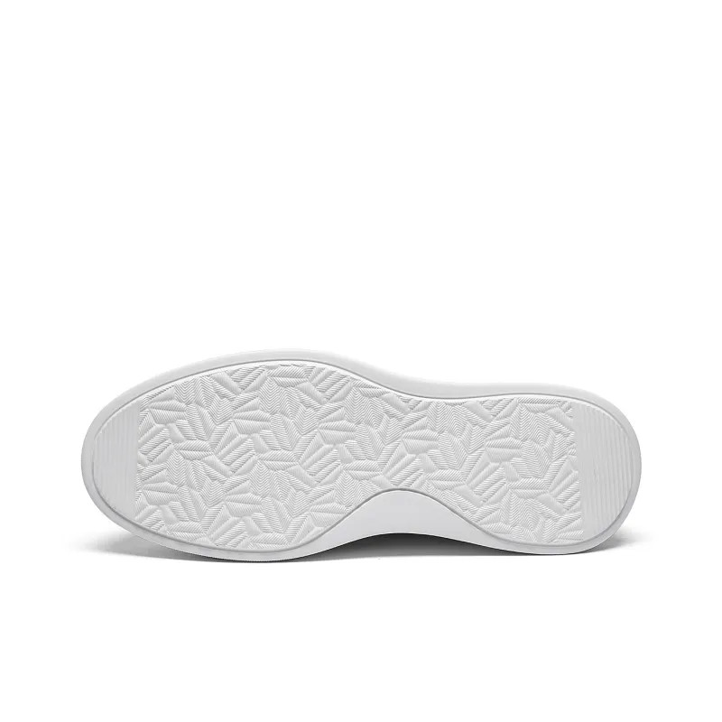 VOLO Breathable Coverage Lightweight Low-Top Skateboard Shoes Men's White-3