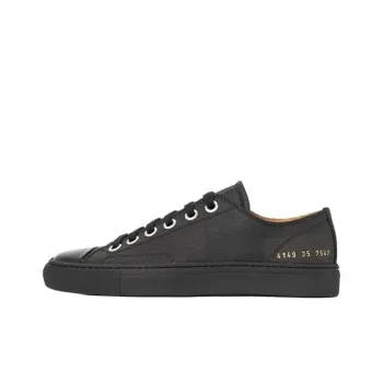 COMMON PROJECTS Low Top Canvas Shoes Women's Black
