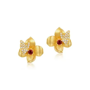 CARAT'S DIARY S925 Silver Earrings Women's