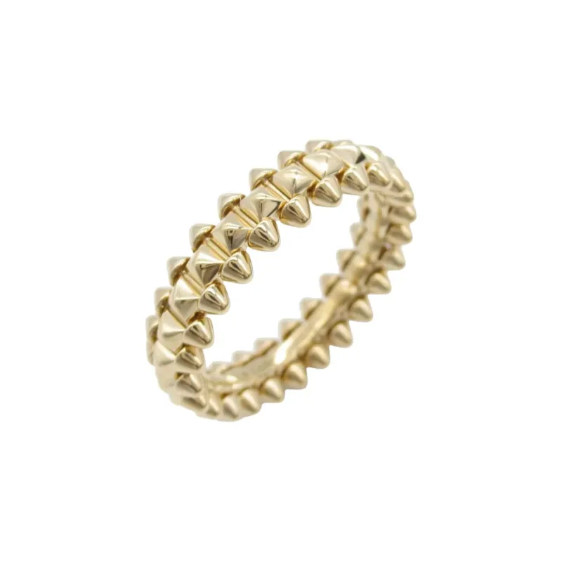 Cartier 2010s Pre owned 18K Rose Gold Small Clash De Cartier Ring-0