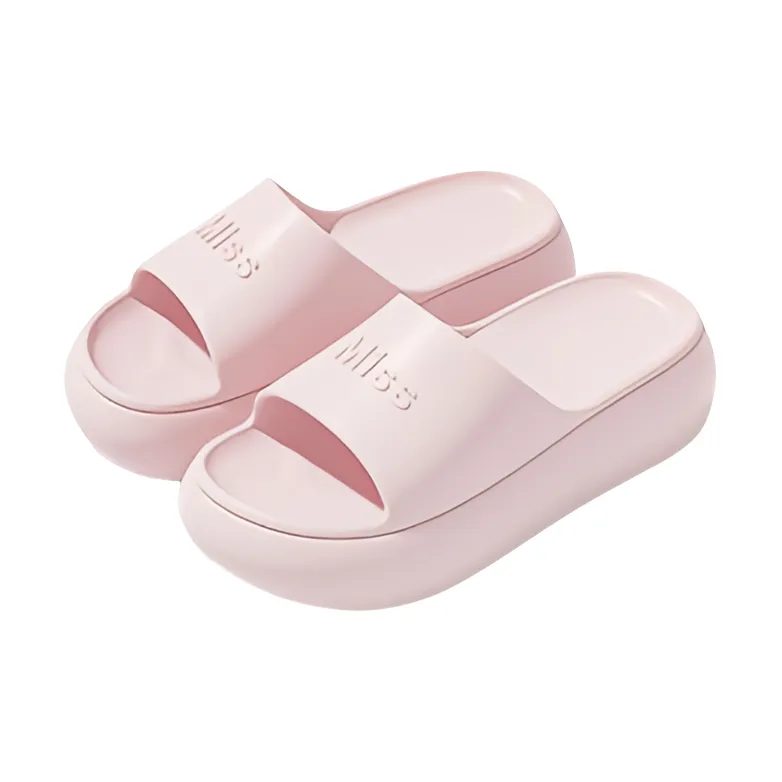 Meter EVA Minimalist Style Insulated Slippers For Summer, Versatile Height Increasing Platform Slip Resistant Slippers-1