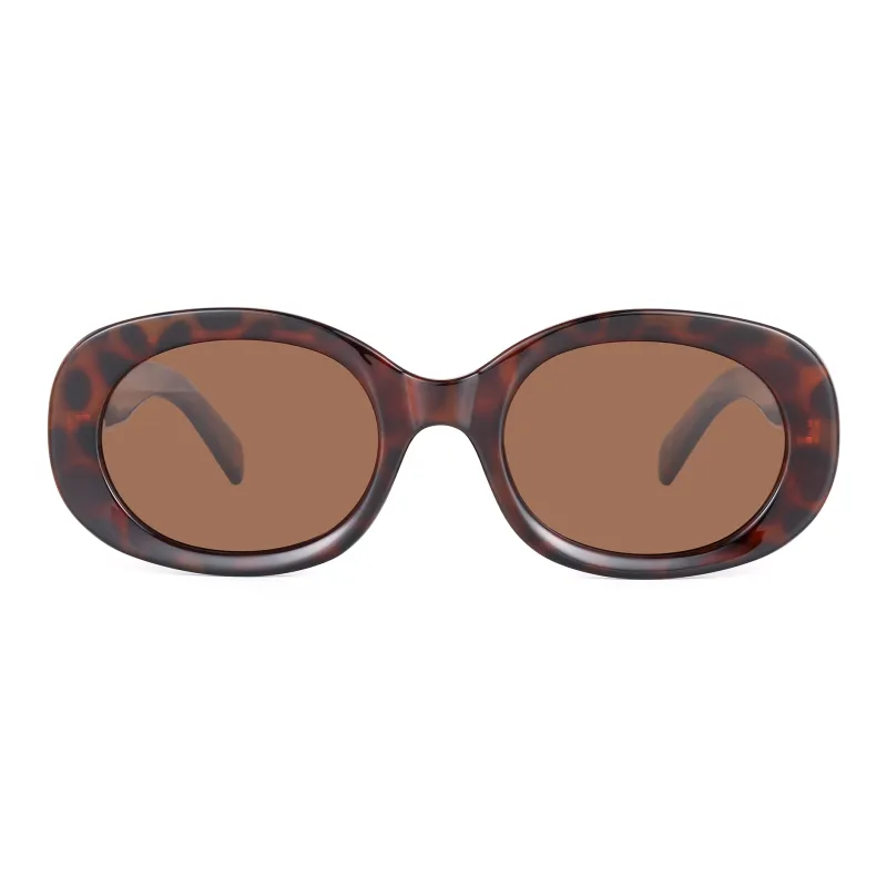 PULAIS TR90 Round Sunglasses Women's-5
