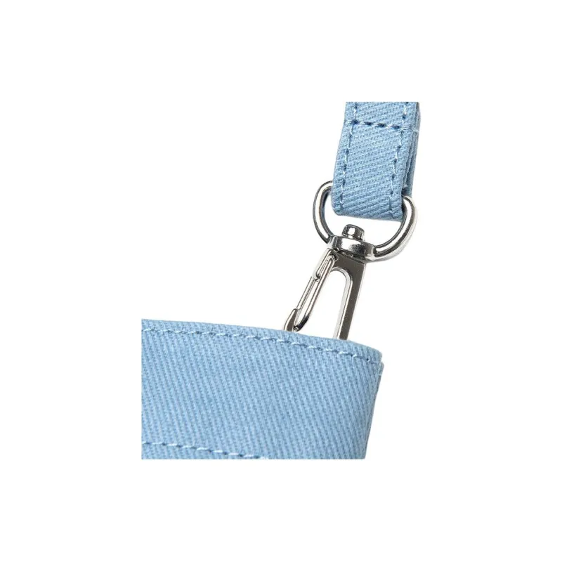 Lee Cotton Tote Bag, Shopping Bag, Shoulder Bag, Crossbody Bag, Handbag Mini Unisex Light Blue-3