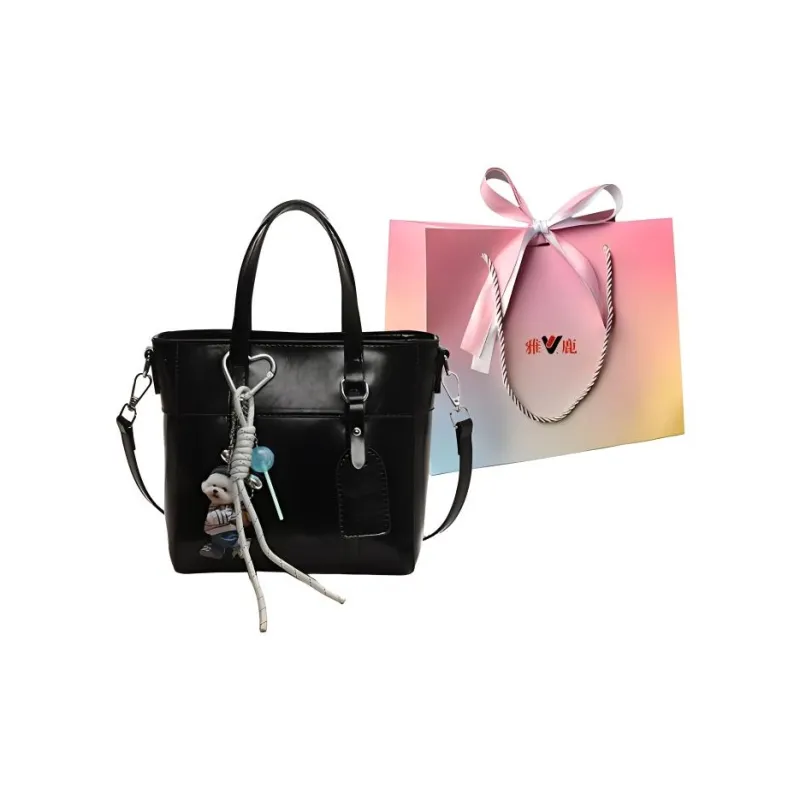 Yalu PU Bucket Bag, Crossbody Handbag Women's Ecru/Gray/Khaki/Black-6
