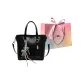 Black with Charm-Brand Shopping Bag