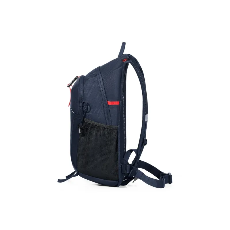 OIWAS Fabric Backpack Unisex Black/Dark Blue/Dark Gray-8