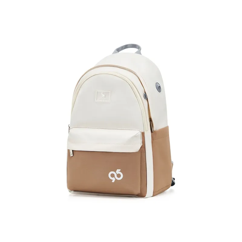 OIWAS Fabric Backpack Regular Unisex Gray/Khaki-7