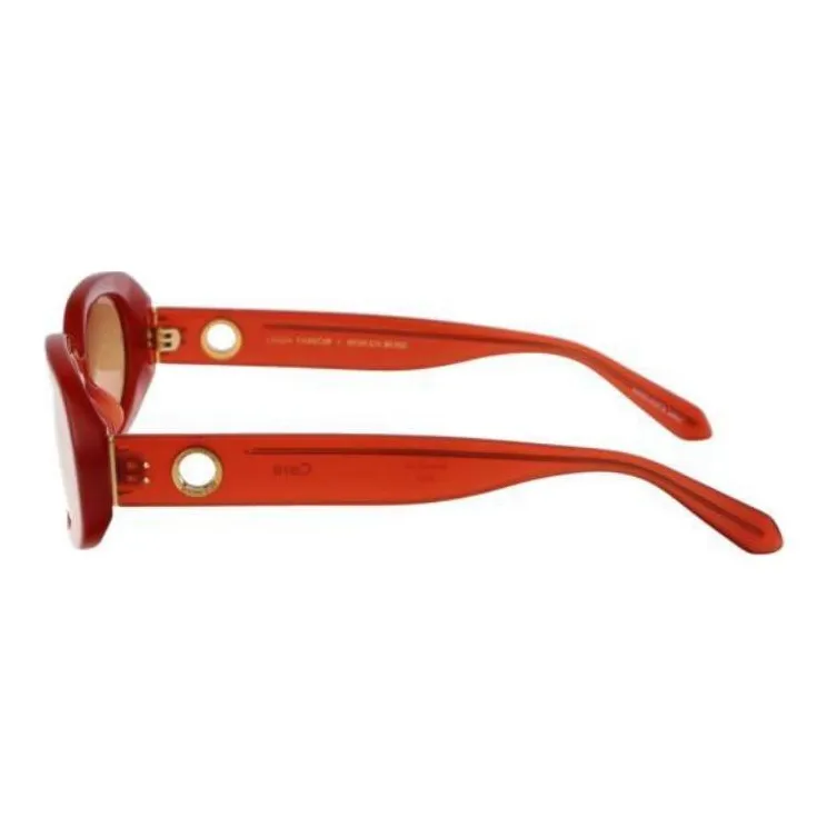 Linda Farrow X Rowen Rose Cara Oval Frame Sunglasses-2