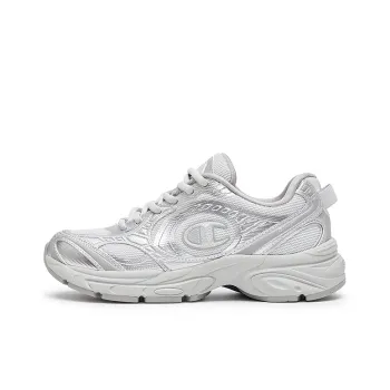 Champion Low Top Running Shoes Unisex Silver White/Daya Gray