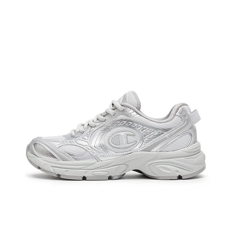 Champion Low Top Running Shoes Unisex Silver White/Daya Gray-0