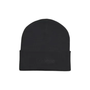 Lululemon Merino Wool Polyester Polyamide Polyurethane Beanies Unisex Black