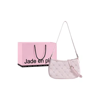 Jade En Plus PU Crossbody Bag Women's Mousse Pink/White