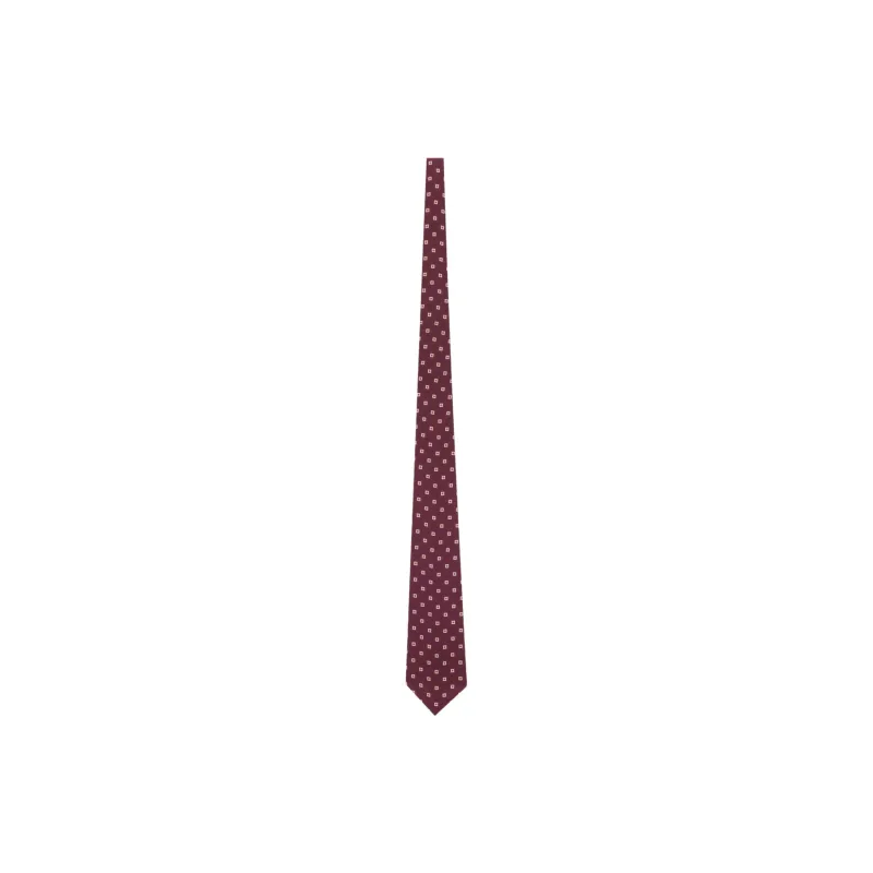 SAINT LAURENT Silk Ties Unisex Red-0