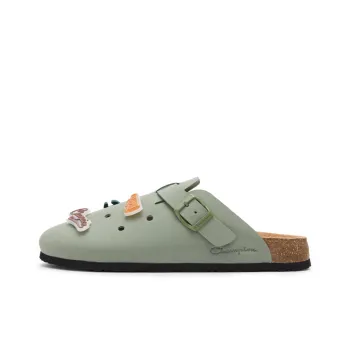 Champion EVA Rubber Sole Closed Toe Slippers Unisex Dark Olive Green