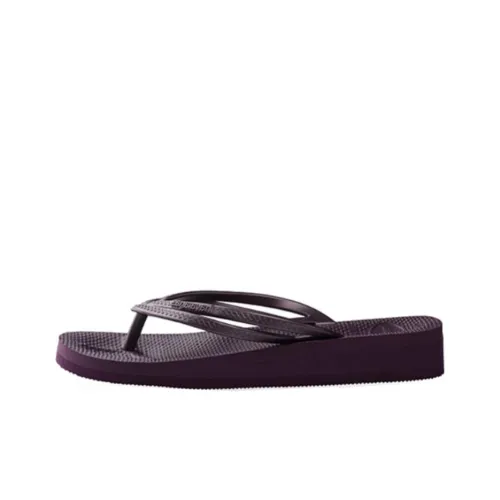 Havaianas Wedges Huanina Stylish Sandals Women's Purple
