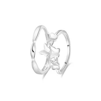 Muyan S999 Fine Silver Rings Unisex
