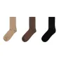 Brown Shades Thigh-High Socks 3 Pack * Men's Socks * Regular Cuff