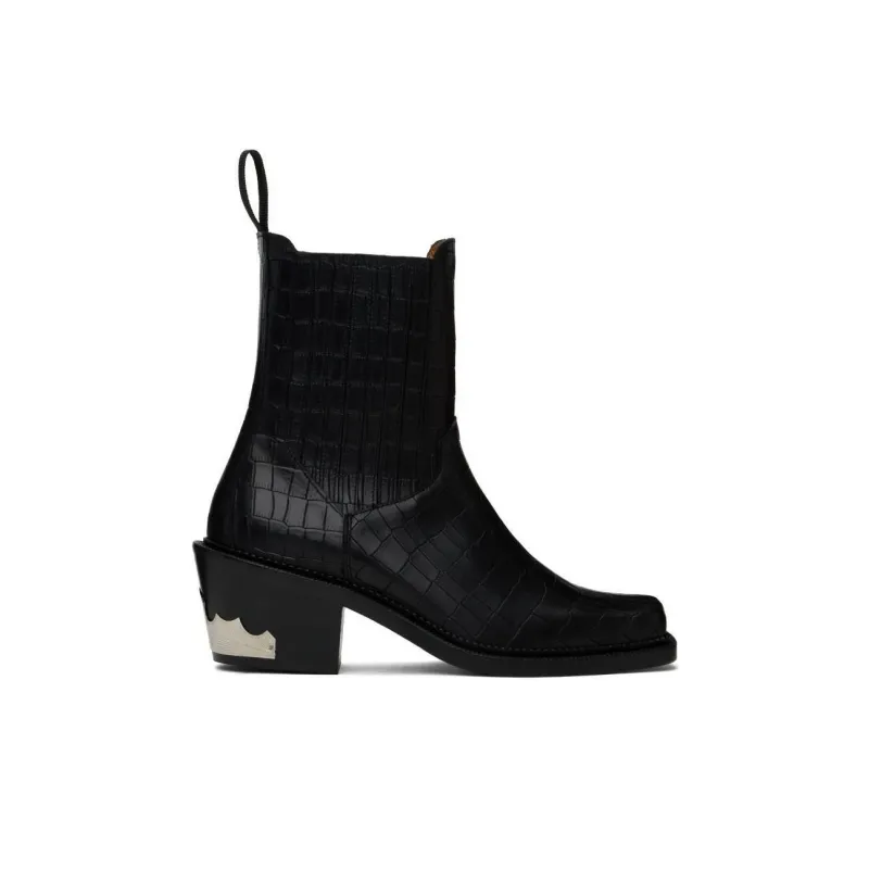 TOGA VIRILIS Short Chelsea Boots 6.5cm Men's Black-1