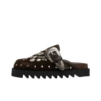 Toga Pulla Slip Resistant Closed Toe Slippers Women's Brown