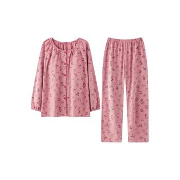 Huggy Kissy Pajama Set Women's Rose Red
