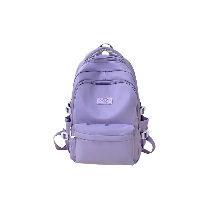 URBAN FOREST Nylon Backpack Regular Women's White/Black/Violet/Yellow/Blue-9