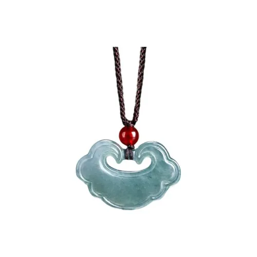 SHARK BABY Glutinous Jade Jadeite Necklaces Unisex