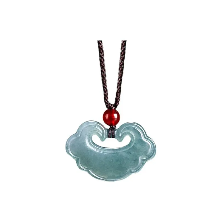 SHARK BABY Glutinous Jade Jadeite Necklaces Unisex-0