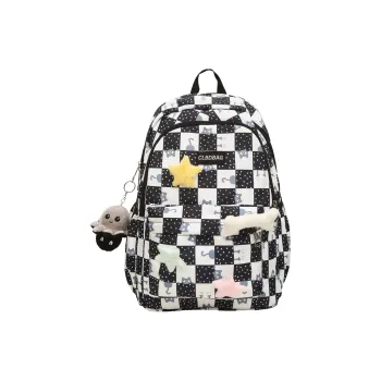 URBAN FOREST Nylon Backpack Women's Black/Pink/Khaki/Green