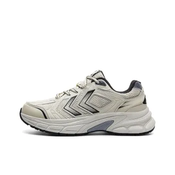 Hummel Cushioned Anti Slip Wear Resistant Lightweight Height Increasing Low Top Chunky Sneakers Men's Ecru
