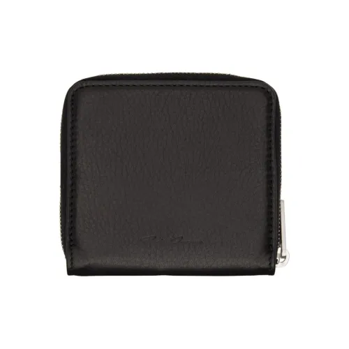 RICK OWENS/RO Calfskin Wallet Men's Black